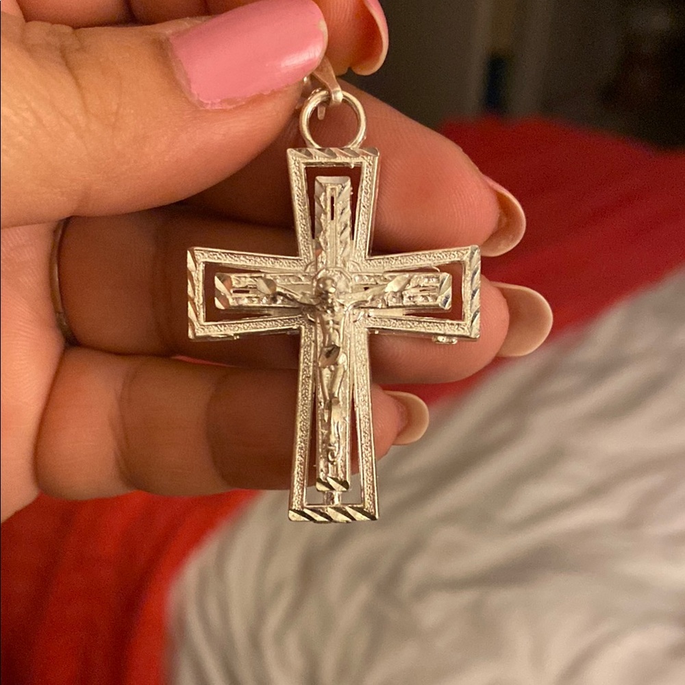 Sterling silver crucifix